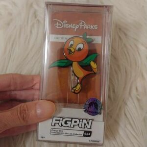 🍊FIRM! NWT DISNEY PARKS ORANGE BIRD FIGPIN LIMITED EDITION PIN (LAST AND FINAL